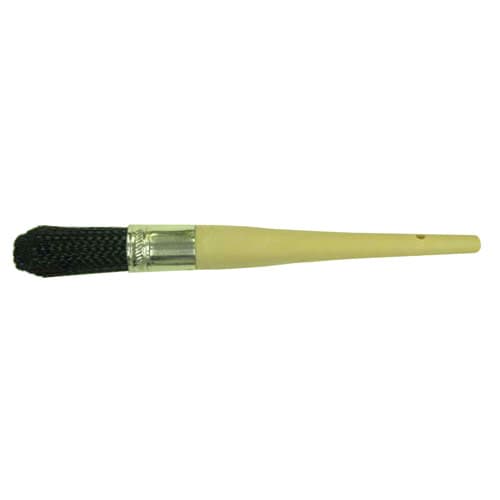 Weiler 40035 1" Parts Cleaning Brush, Nylon Fill, 2-3/4" B.L., Plain Foam Round Sash Handle - My Tool Store