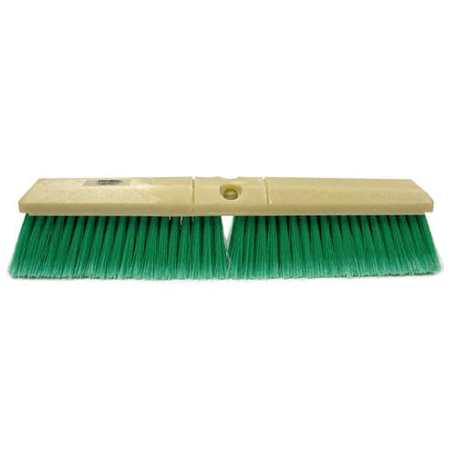 Weiler 42163 18" Perma-Sweep™ Floor Brush, Flagged Green Polystyrene Fill - My Tool Store
