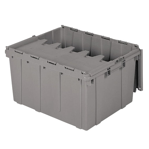Akro-Mils 39175 Container,Attached Lid,17.2 gal.,Gray - My Tool Store