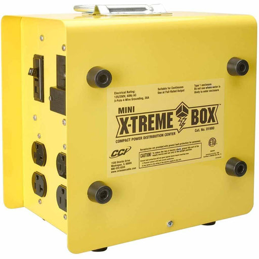 Southwire 6532UGM1 Mini X-Treme Box 30A UG Temporary Power Distribution, 8 Outlet Straight Blade - My Tool Store