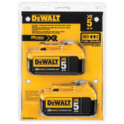DeWalt DCB205-2 20V MAX 5 ah Battery 2-Pack