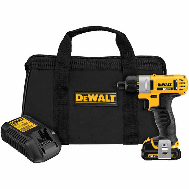 DeWalt DCF610S1 12-Volt Max 1/4" Cordless Screwdriver (1-Battery Included and Charger Included)