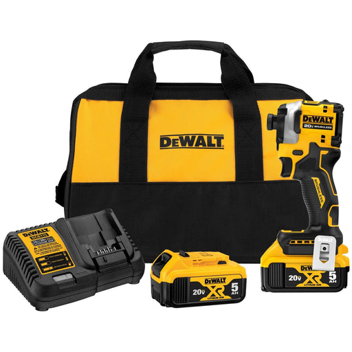 DeWalt DCF850P2 ATOMIC 20V MAX* 1/4 in. Brushless Cordless 3-Speed Impact Driver Kit (2 Batteries) - My Tool Store