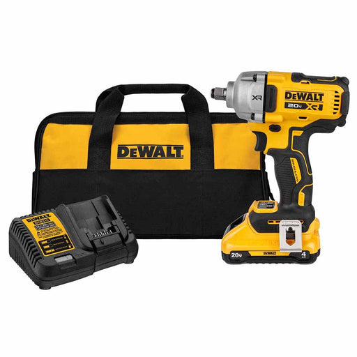 DeWalt DCF891Q1 20V MAX* XR 1/2 in. Mid-Range Impact Wrench Kit with Hog Ring Anvil - My Tool Store