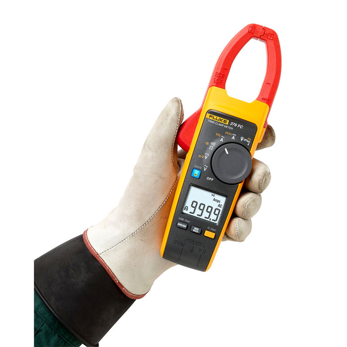 Fluke 4695861 376 FC True-RMS AC/DC Clamp Meter with iFlex and Fluke Connect Measurements