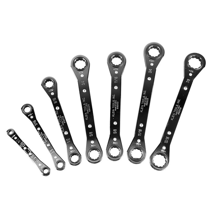 Klein 68222 7-Piece Ratcheting Box Wrench Set - My Tool Store