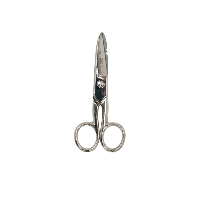 Klein 2100-7 Electrician's Scissors Stripping Notches