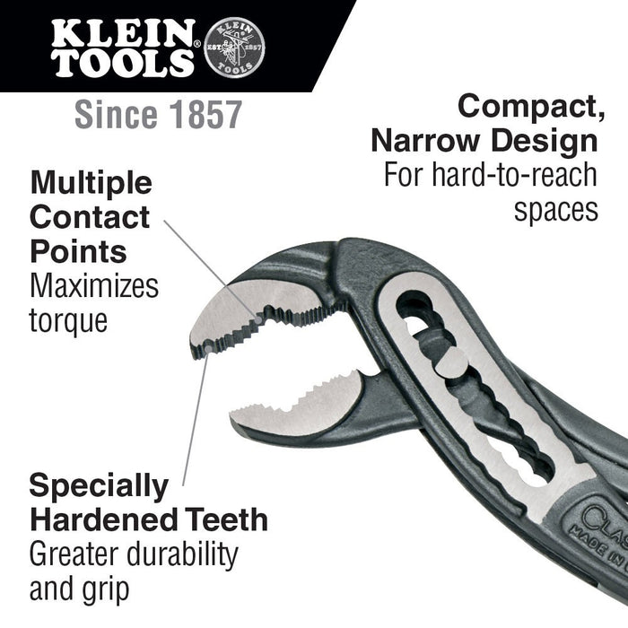 Klein D504-12 12" Classic Klaw Pump Pliers