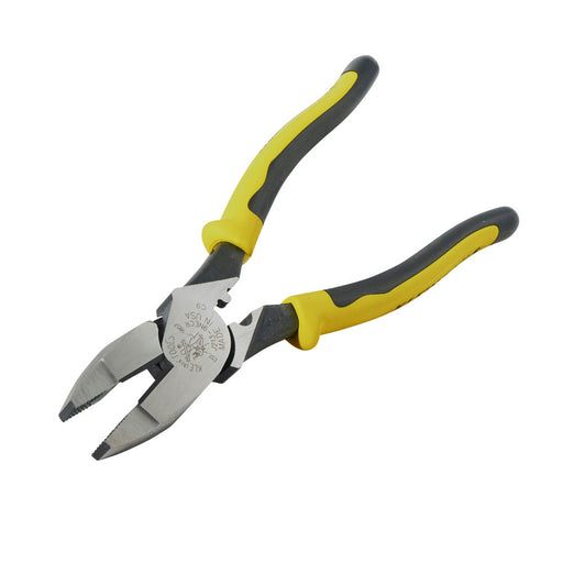 Klein Tools J213-9NECR Journeyman Pliers Connector Crimp Side Cut 9" - My Tool Store