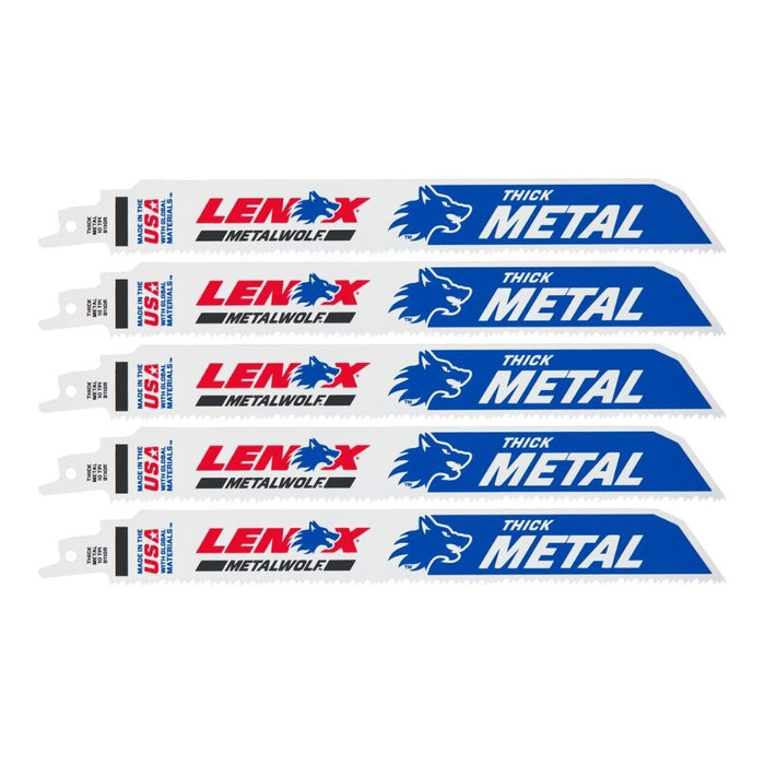 Lenox 201769110R METALWOLF 9 in. 10 TPI WAVE EDGE Reciprocating Saw Blade (5 PK) - My Tool Store