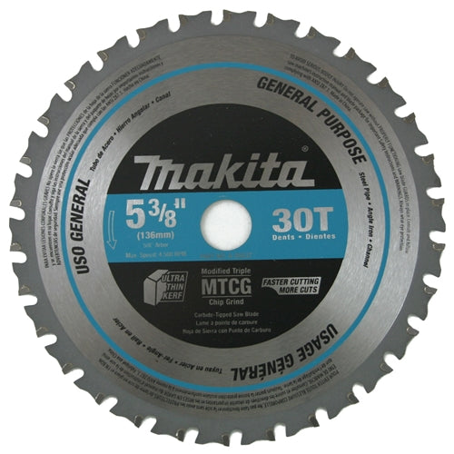 Makita A-95037 TCT Saw Blade 5-3/8" X 5/8" X 30T - My Tool Store