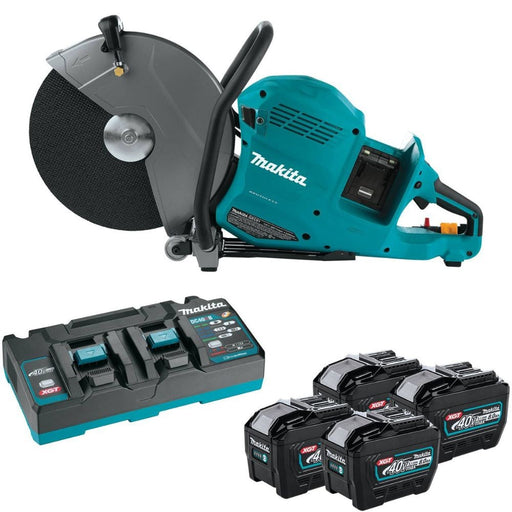 Makita GEC01PL4 80V max (40V max X2) XGT Brushless 14" Power Cutter Kit, with AFT, Electric Brake (8.0Ah) - My Tool Store