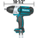 Makita XWT04S1 18V LXT Lithium-Ion Cordless 1/2" Sq. Drive Impact Wrench Kit, rev., rocker switch, L.E.D. Light, bag, with one battery (3.0Ah) - My Tool Store