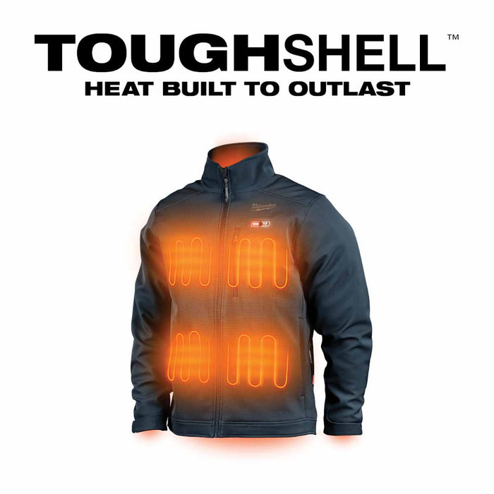 Milwaukee 204BL-21 M12 Heated ToughShell™ Jacket Kit (Navy Blue) - My Tool Store