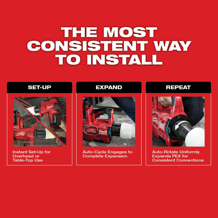 Milwaukee 2633-22HD M18™ FORCE LOGIC™ 2”-3” ProPEX® Expansion Tool Kit - My Tool Store