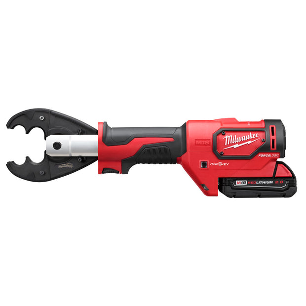 Milwaukee 2678-22O M18 Force Logic 6T Utility Crimping Kit With D3 Grooves And Fixed O Die