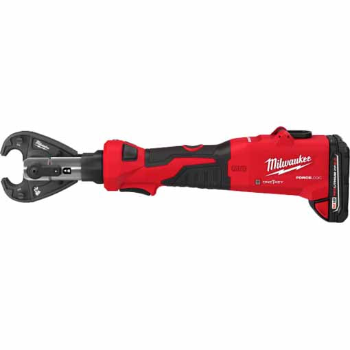 Milwaukee 2978-22 M18™ FORCE LOGIC™ 6T Linear Utility Crimper Kit w/ Snub Nose Jaw - My Tool Store