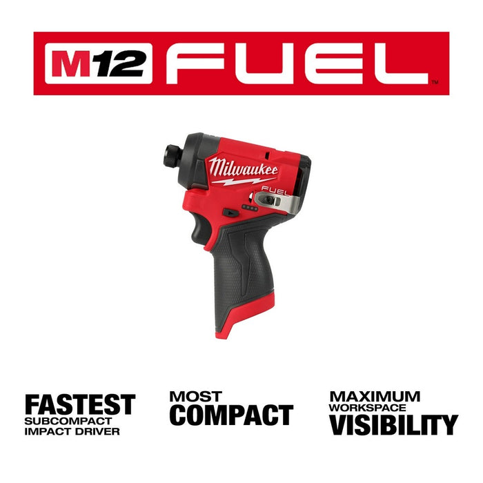 Milwaukee 3453-20 M12 FUEL 1/4" Hex Impact Driver - My Tool Store