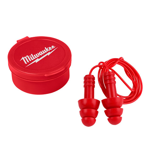 Milwaukee 48-73-31513 Reusable Corded Ear Plugs, NRR 26dB, 3 Pack - My Tool Store