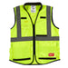 Milwaukee 48-73-5081 High Visibility Yellow Performance Safety Vest - S/M (CSA) - My Tool Store