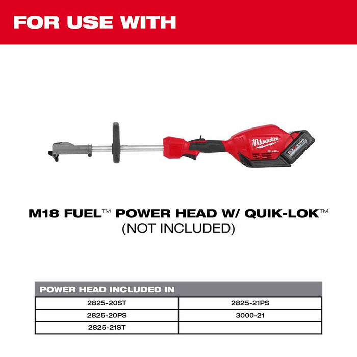 Milwaukee 49-16-2740 M18 Fuel Quik-Lok Rubber Broom Attachment - My Tool Store