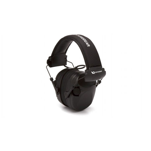 Pyramex VGPME20 Venture Gear - Black Electronic Earmuff With Black Headband - My Tool Store