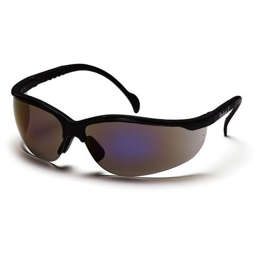 Pyramex SB1875S Venture Eyewear Blue Mirror Lens with Black Frame - My Tool Store