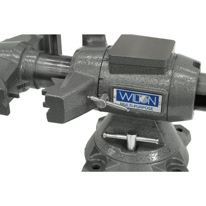 Wilton WL9-28824 550p Multi-Purpose Bench Vise, 5-1/2" Jaw Width, 360 Degree Rotating Head & Base