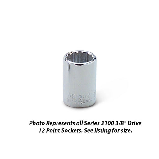 Wright Tool 3120 3/8" Drive 12 Point Standard Socket 5/8" - My Tool Store