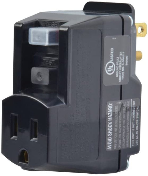 Yellow Jacket 2762 120-Volt, 15-Amps, 1800-Watts Single Outlet GFCI Adapter, For Indoor Use Wit - My Tool Store