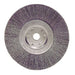 Weiler 01675 6" Narrow Crimped Wire Wheel, .006 SS, 5/8"-1/2" A.H.