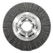 Weiler 06530 10" Medium Crimped Wire Wheel, .0118 SS, 2" A.H.