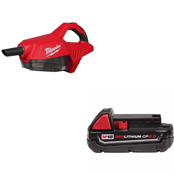 Milwaukee 0892-20 M18 Brushless Handheld Vacuum W/ FREE 48-11-1820 M18 Battery
