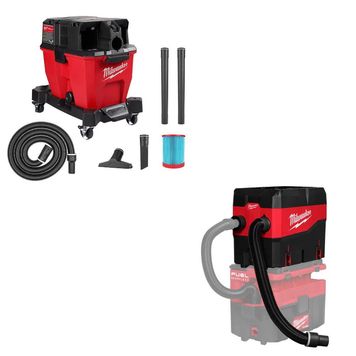Milwaukee 0920-20 Wet/Dry Vacuum Kit W/ FREE 49-90-2200 Debris Separator