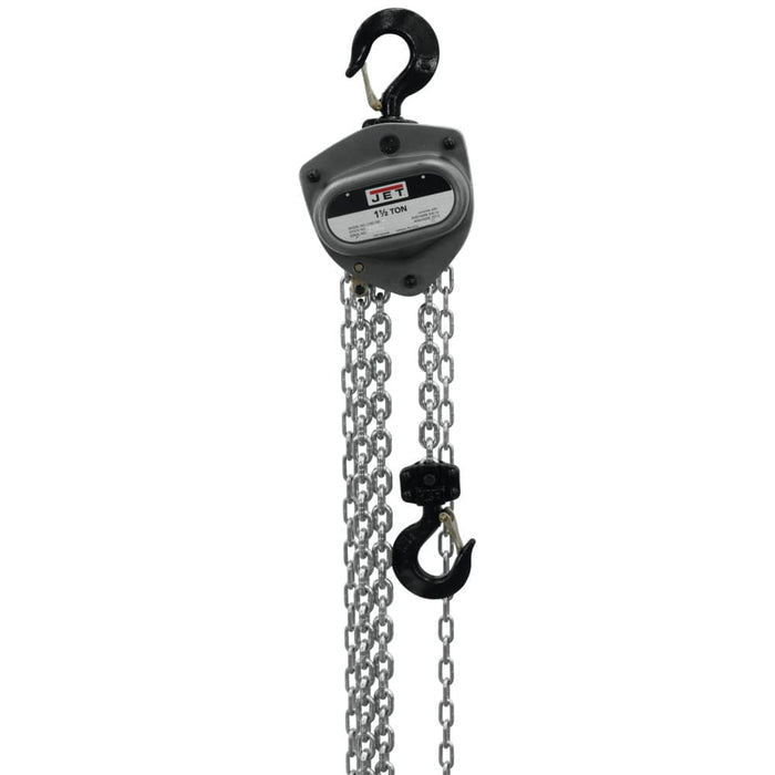 Jet 101610 L-100-150-10, 1-1/2-Ton Hand Chain Hoist With 10' Lift