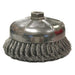 Weiler 12376 6" Single Row Wire Cup Brush, .023, 5/8"-11 A.H.