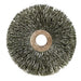 Weiler 15071 1" Copper Center™ Crimped Wire Wheel, .006, 1/4" A.H.