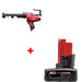 Milwaukee 2441-20 M12 10oz. Gun, Bare w/ FREE 48-11-2440 M12 4.0 Battery Pack