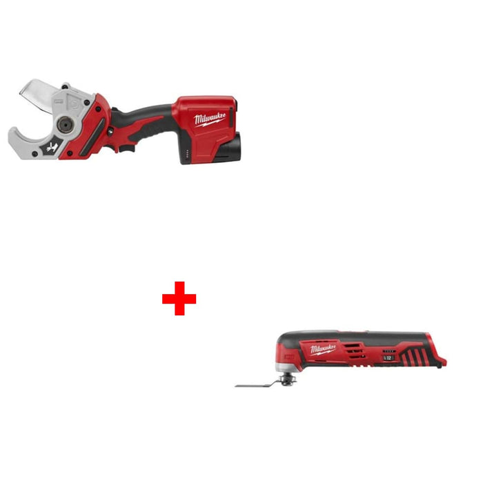 Milwaukee 2470-21 M12 Cordless PVC Shear Kit w/ FREE 2426-20 Multi-Tool, Bare