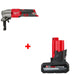 Milwaukee 2476-20 M12 FUEL 16 Gauge Nibbler w/ 48-11-2450 M12 Battery Pack