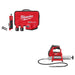 Milwaukee 2486-22 M12 Straight Die Grinder Kit W/ FREE 2446-20 Grease Gun