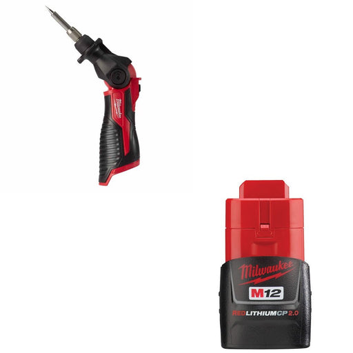 Milwaukee 2488-20 M12 Soldering Iron Kit W/ FREE 48-11-2420 2.0 Battery