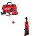 Milwaukee 2522-21XC M12 3" Cut Off Tool Kit w/ FREE 2457-20 M12 3/8" Ratchet