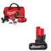 Milwaukee 2522-21XC M12 FUEL Cut Off Tool Kit w/ FREE 48-11-2450 M12 Battery Pk