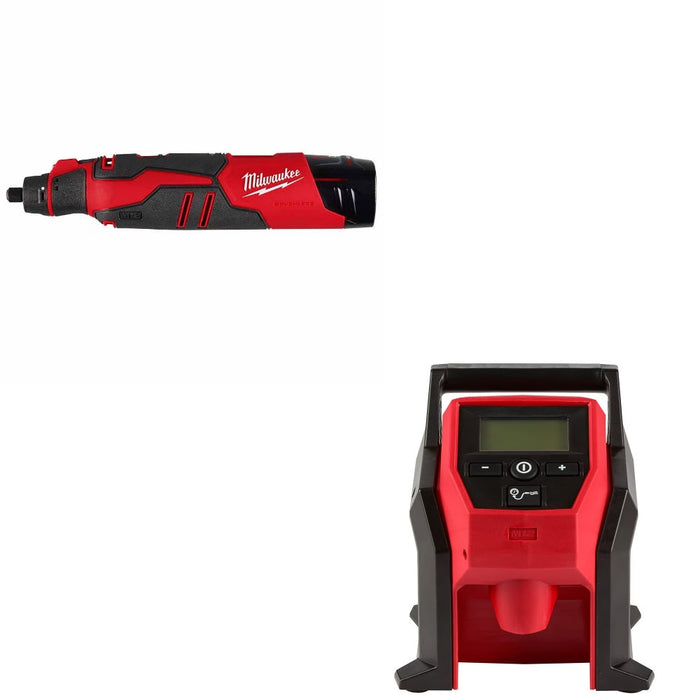 Milwaukee 2525-21 Brushless Rotary Tool Kit W/ FREE 2475-20 Inflator