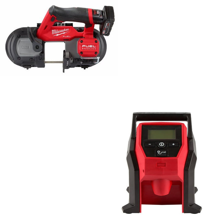 Milwaukee 2529-21XC M12 FUEL Compact Band Saw Kit W/ FREE 2475-20 Inflator