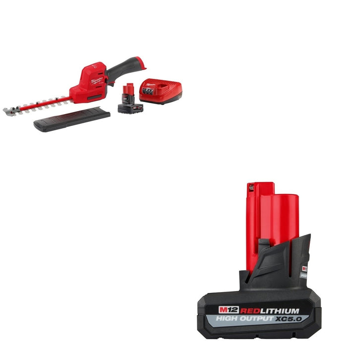 Milwaukee 2533-21 M12 FUEL 8" Hedge Trimmer W/ FREE 48-11-2450 M12 Battery
