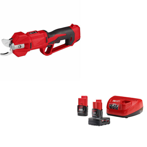 Milwaukee 2534-20 M12 FUEL Pruning Shears W/ FREE 48-59-2424 M12 12V Starter Kit