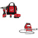 Milwaukee 2550-22 M12 Rivet Tool Kit w/ FREE 2446-20 M12 Grease Gun, Bare Tool