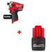 Milwaukee 2551-20 M12 FUEL Hydraulic Driver w/ FREE 48-11-2425 M12 Battery Pack
